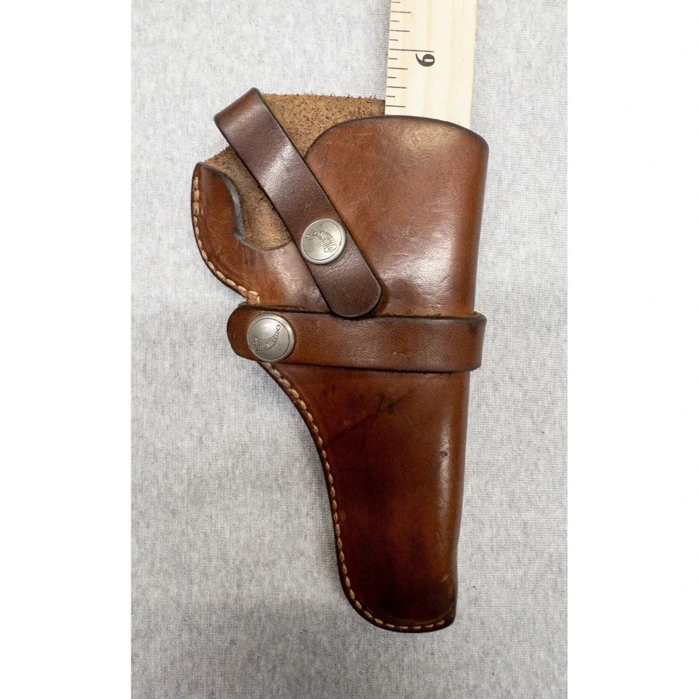 Vtg Hunter 1100G-17‎ Brown Leather Holster Hunting Shooting Sports Tactical
